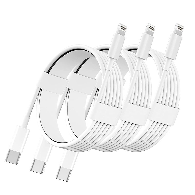 Photo 1 of USB C to Lightning Cable 6.6FT,iPhone Charger Cord MFi Certified,USB-C iPhone Fast Charging Long Fast Charger Cord Compatible iPhone 14/14 Pro/Max/13/12/11 Pro Max/XS MAX/XR/XS/X/8/7/Plus iPad (3Pack)
