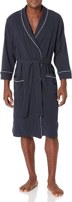 Photo 1 of Amazon Essentials Men's Waffle Shawl Robe XXL
