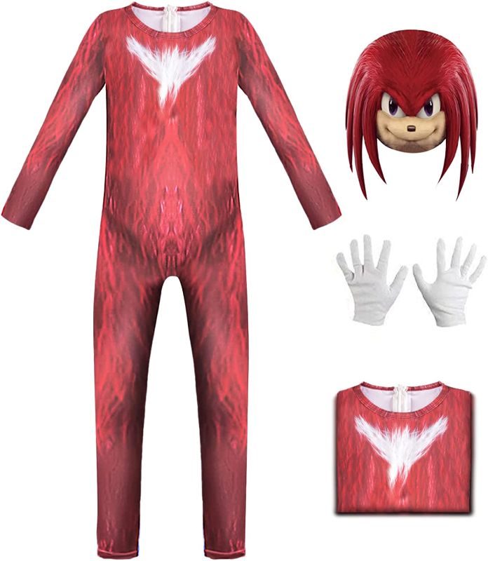 Photo 1 of Cartoon Cosplay Onesie Bodysuit with Tail Kids Halloween Hedgehog Costume 9-10YRS
