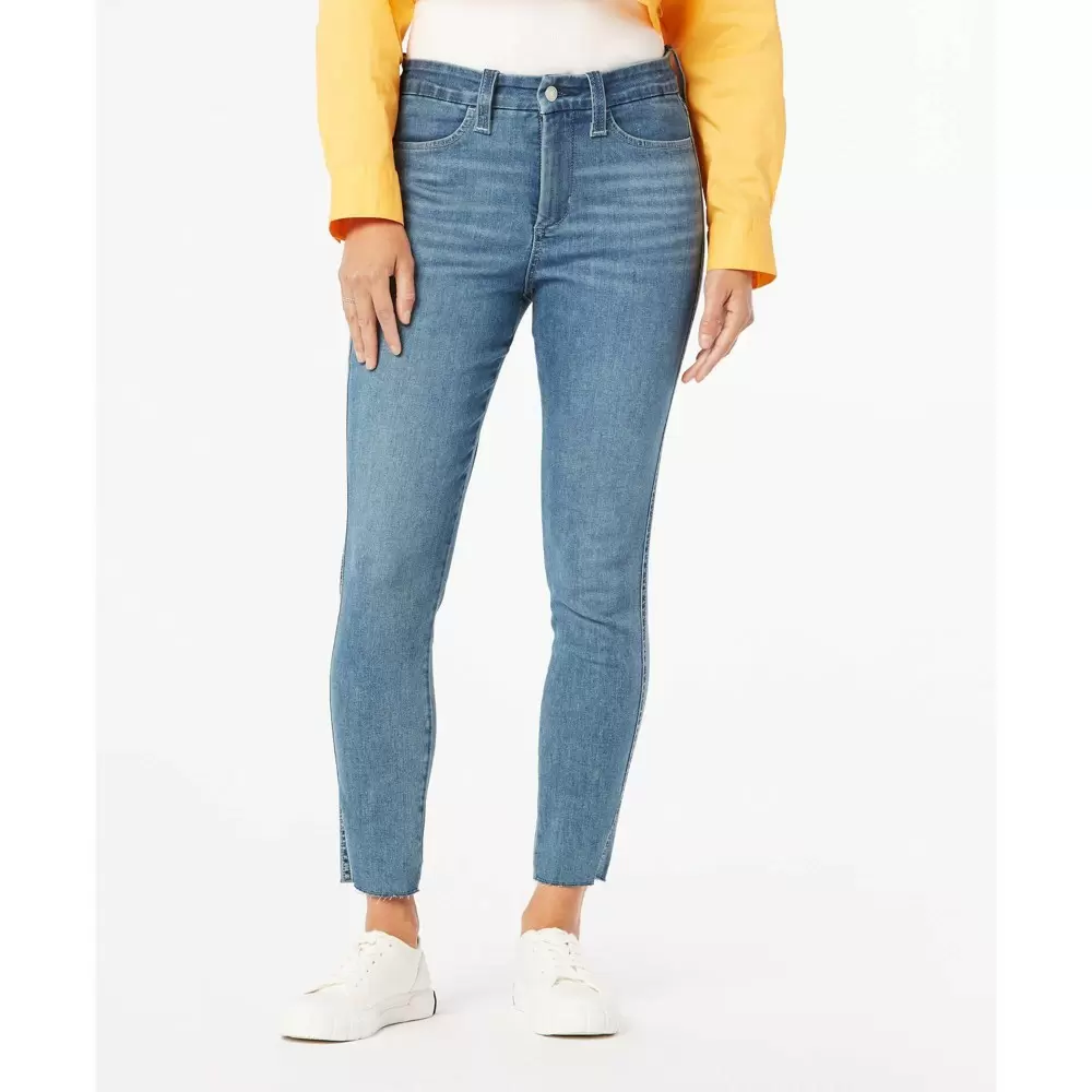 Photo 1 of DENIZEN from Levi's Women's High-Rise Skinny Jeans - Retro Storm 8, Retro Blue
