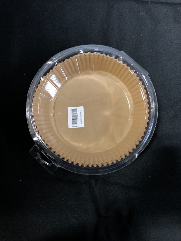 Photo 1 of 100 PCS Air Fryer Disposable Paper Liner 6.3 inch Air Fryer Parchment Paper, Oil-proof, Water-proof, Non-stick Air Fryer Liners, Perfect for oven, microwave and Air Fryer
