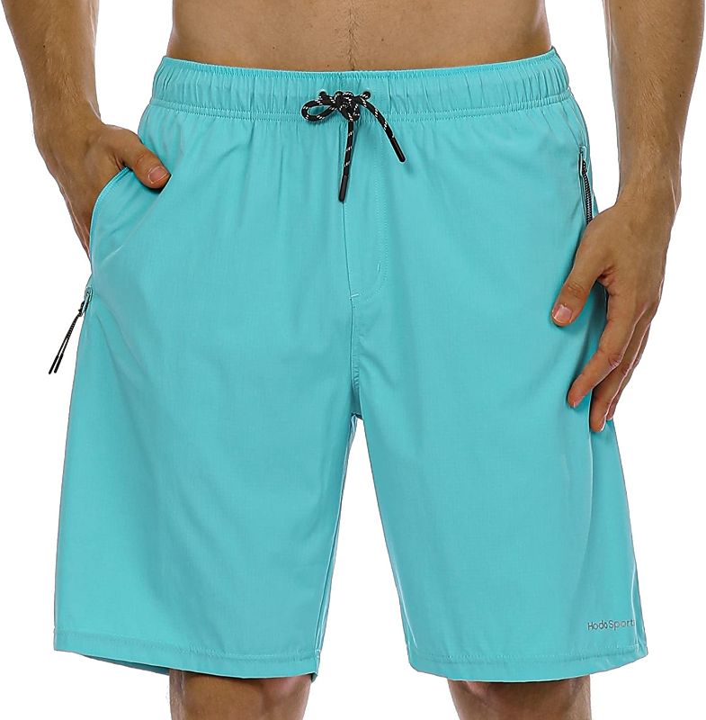 Photo 1 of (( SIZE 2XL )) HODOSPORTS Mens Swim Trunks no Mesh Lining with Zipper Pockets
