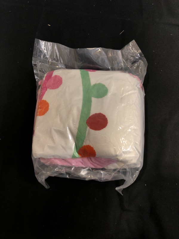 Photo 1 of (( FACTORY SEALED )) PINK WHITE GREEN BLANKET 