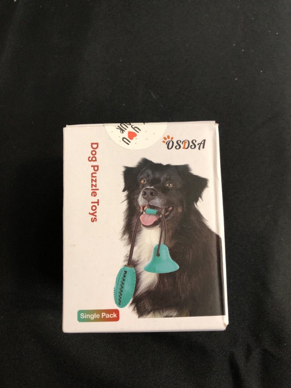 Photo 1 of ** FACTORY SEALED ** OSDSA BRAND DOG PUZZLE FOR AGGRESSIVE CHEWERS (( SINGLE PACK TURQUOISE )) 