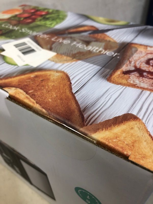 Photo 1 of IKICH Toaster 2 Slice, 9 Settings Toasters, LCD Screen Stainless Steel Toaster, Wide Slot, Cancel/Bagel/Defrost/Reheat Function, Removal Crumb Tray , FACTORY SEALED
