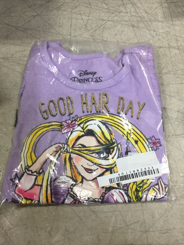 Photo 2 of Disney Princess Rapunzel Girls T-Shirt for Toddler and Little Kids – Purple- size 2T
