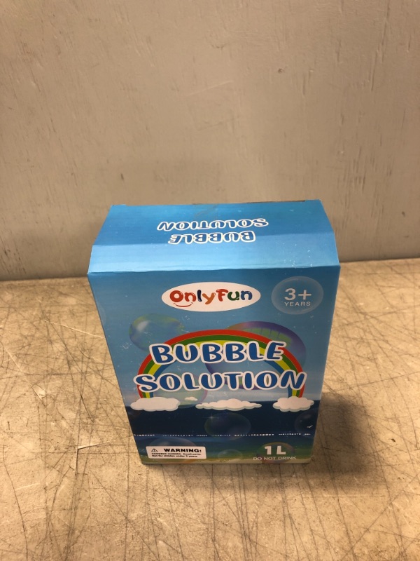 Photo 1 of 33.8 oz Flow Control Valve Bubble Solution, Precise Flow Control Bubbles Liquid, Preventing Liquid Leakage, Concentrated Solution for Colorful Giant Bubble Machine (up to 2.9 Gallon)
