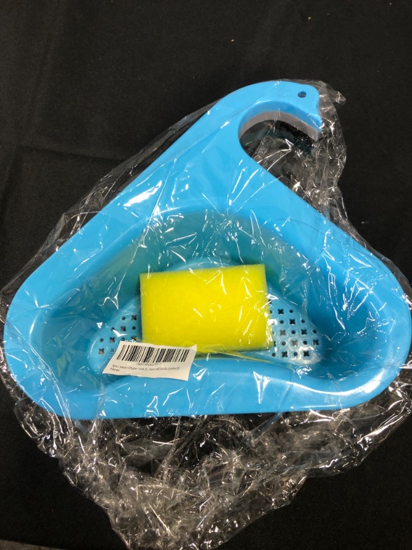 Photo 1 of 4pcs Swan Shape Sink Basket, Multifunctional Kitchen Triangular Sink Storage Filter with Sponge, Hanging Punch-free Sink Drain Strainer Basket Fits Kitchen All Sinks (color2)