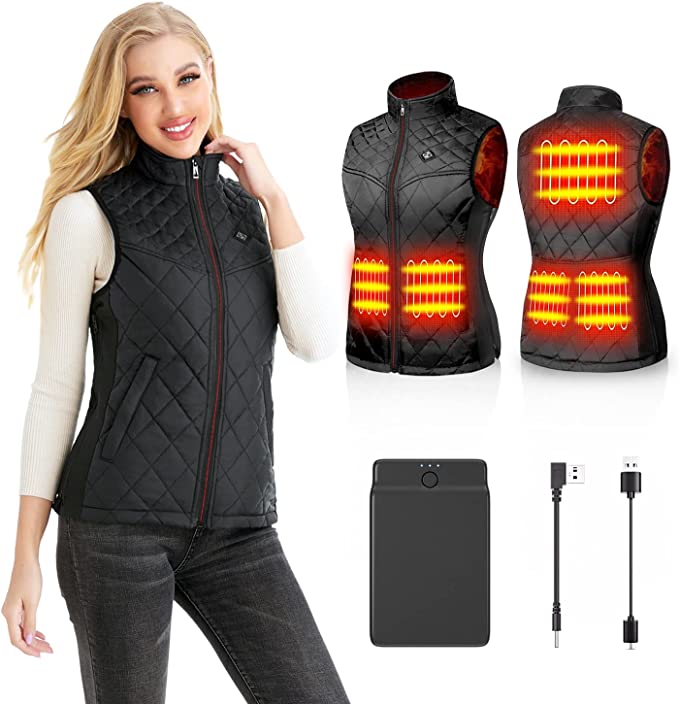 Photo 1 of  Heated Vest for Women with Battery Pack Electric Rechargeable Heated Coat