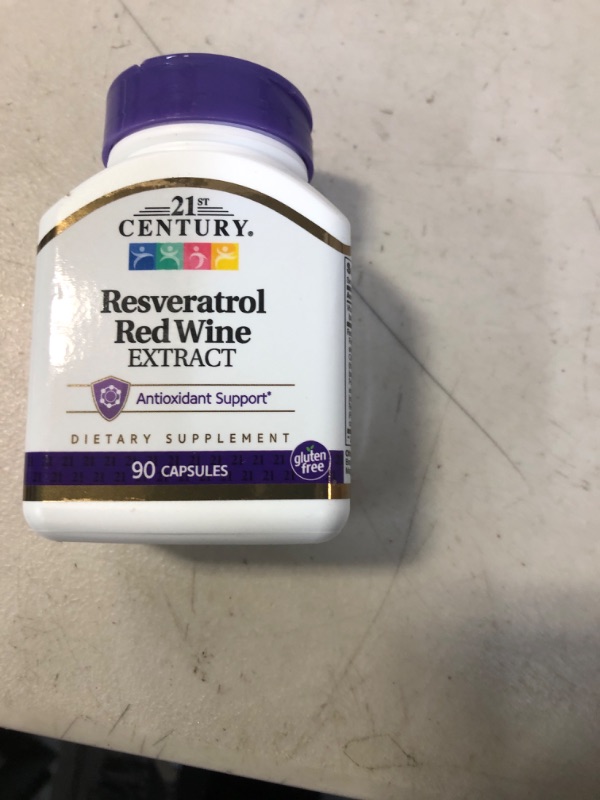 Photo 2 of 21st Century Resveratrol Red Wine Extract - 90 Capsules