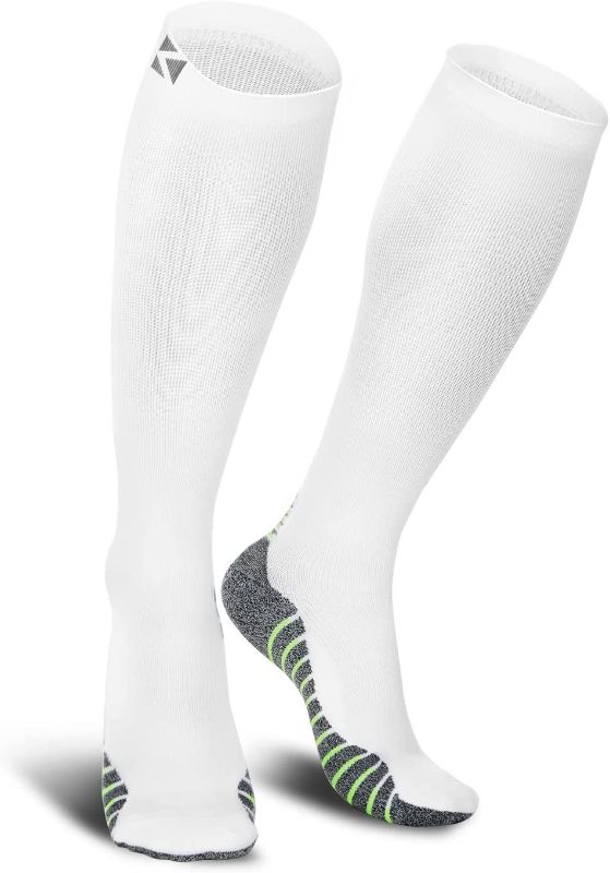 Photo 1 of Compression Socks for Men & Women - 20-30 mmHg Best Graduated Compression Stockings for Athletic, Better Blood Flow and All Day Wear
