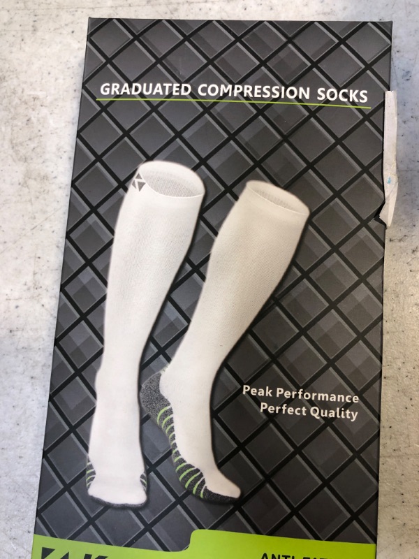 Photo 2 of Compression Socks for Men & Women - 20-30 mmHg Best Graduated Compression Stockings for Athletic, Better Blood Flow and All Day Wear
