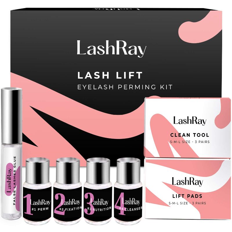 Photo 1 of LashRay Lash Lift Kit Salon Quality Eyelash Perming Kit for Semi-Permanent Curling of Natural Lashes Includes Cleanser, Eye Pads, Lift Pads and Adhesive for Dramatic Looking Eyelashes
FACTORY SEALED