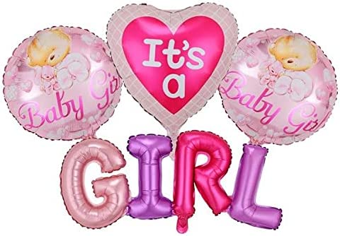 Photo 1 of Baby Shower Balloons, Baby Shower Decorations, Baby Boy Balloons, Baby Girl Balloons (Girl)
