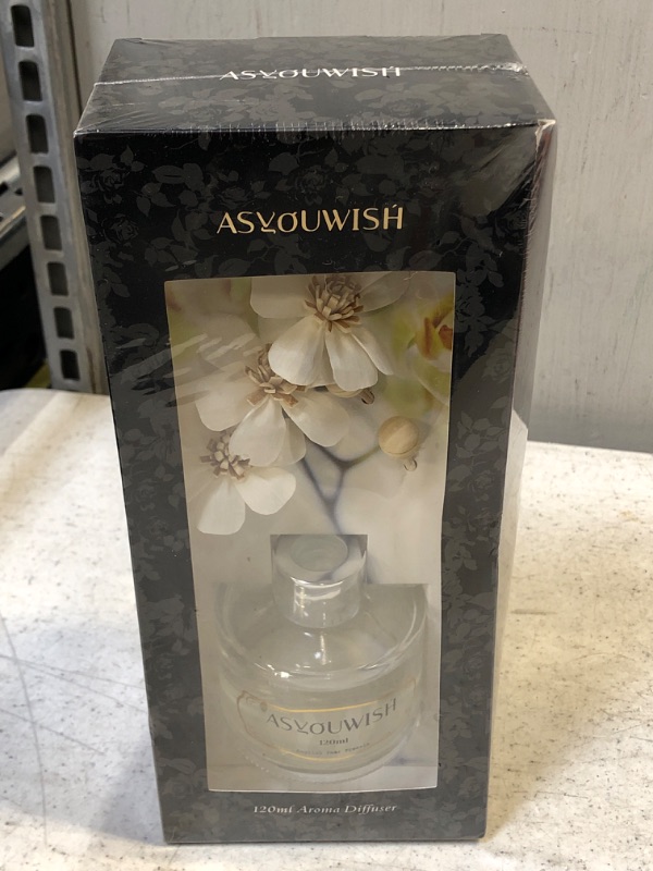 Photo 2 of ASYOUWISH Reed Diffuser Set, Freesia, Honeydew Melon and Rose Scented Oil Reed Diffusers, Purifying The Air, Stress Relieve Stress, Home & Office Decor Aromatherapy Diffuser Oil Gift Set English Pear Freesia