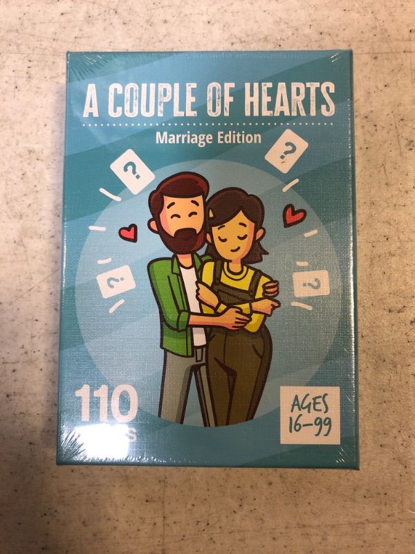 Photo 2 of A Couple of Hearts Couples Games for Married Couples | Married Couple Gifts Ideas | Conversation Cards | Newlywed Game for Couples | Marriage Gifts for Married Couples | Date Night Box
