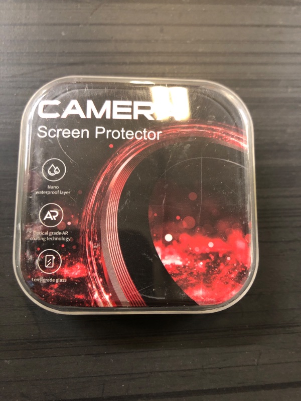 Photo 2 of for iPhone 14 Plus (6.7 inch) & iPhone 14 (6.1 inch) Camera Lens Protector, Case-Friendly, Military-Grade Shockproof Camera Protection for iPhone Accessories - Red