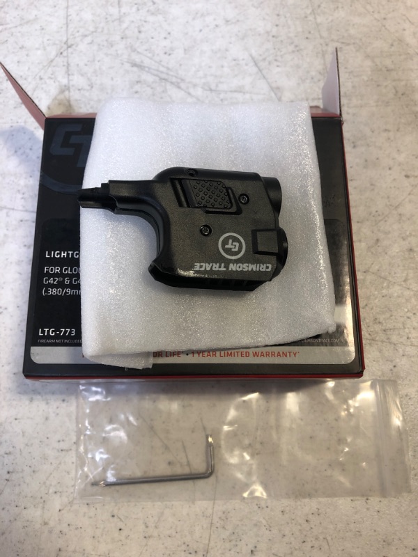 Photo 1 of Crimson Trace Lightguard Weapon Light with Ambidextrous Controls, 2 Modes and Heavy Duty Construction for Tactical Carry, CCW and Competition
