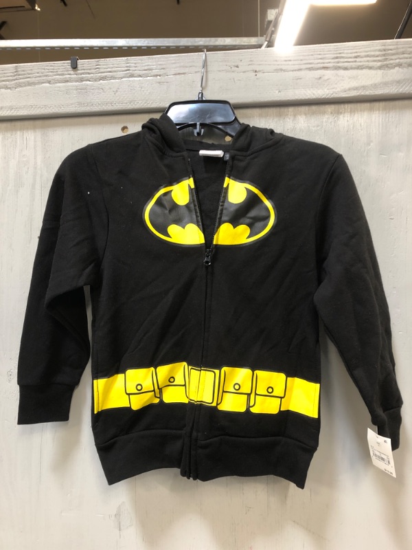 Photo 2 of Boys' Batman Zip-Up Hoodie - Black S
