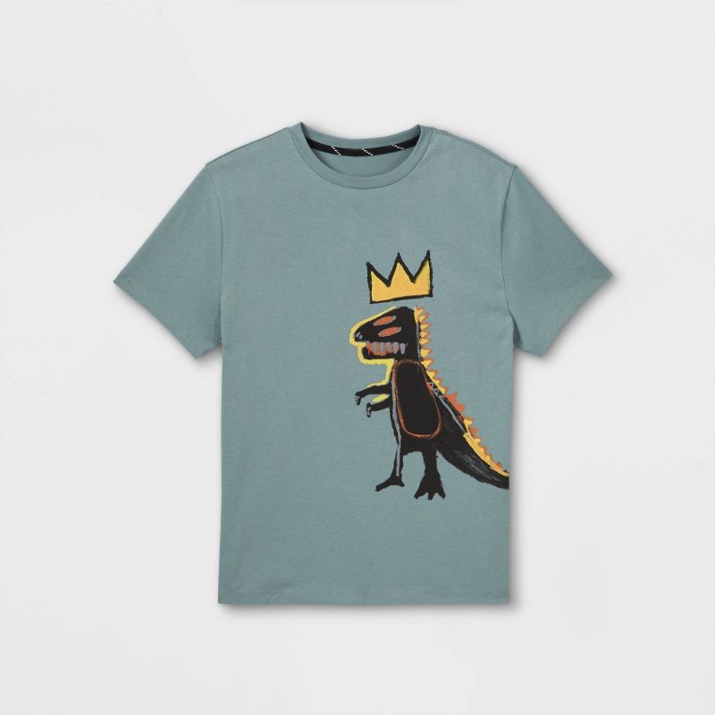 Photo 1 of 7 Ate 9 Apparel Kids Three Birthday 3 Circus Third 3rd Carnival Grey Retro Ringer Tee --- XL 
