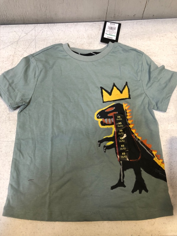 Photo 2 of 7 Ate 9 Apparel Kids Three Birthday 3 Circus Third 3rd Carnival Grey Retro Ringer Tee -- XS
