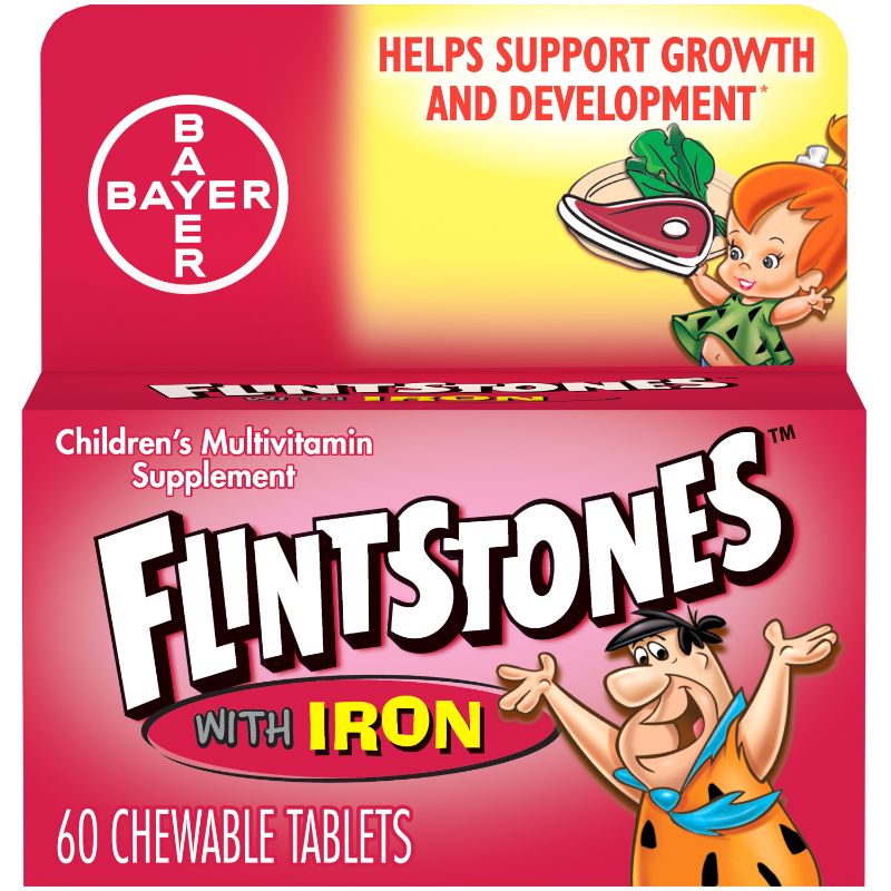 Photo 1 of Flintstones Children's Chewable Multivitamins with Iron Orange - 60.0 Each
EXP 10/2023
