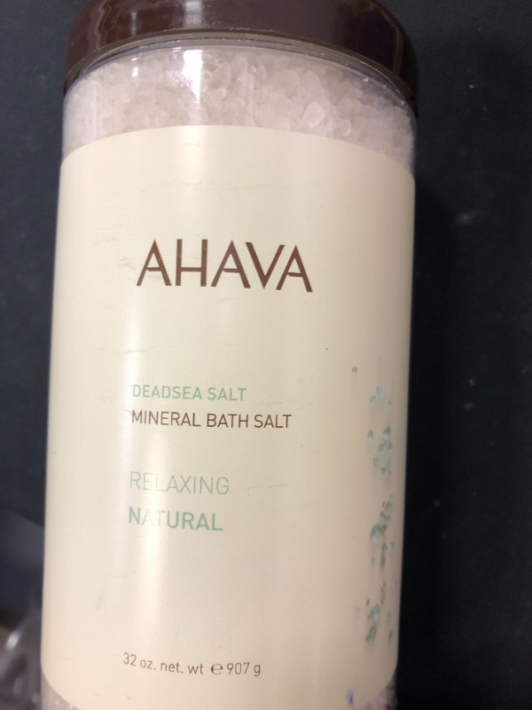 Photo 1 of AHAVA Dead Sea Mineral Bath Salt Natural