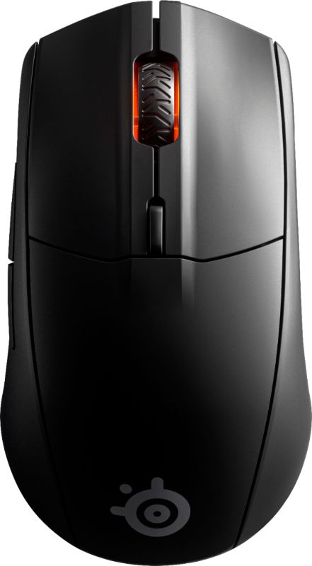 Photo 1 of SteelSeries - Rival 3 Lightweight Wireless Optical Gaming Mouse with Brilliant Prism RGB Lighting - Black
