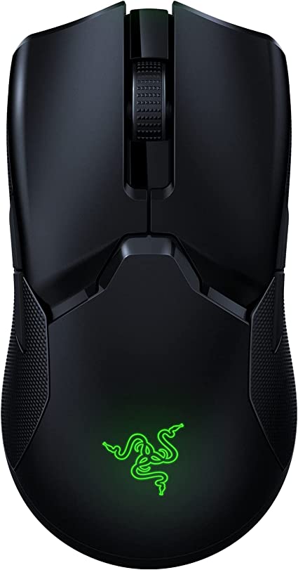 Photo 1 of Razer Viper Ultimate Lightweight Wireless Gaming Mouse: Fastest Gaming Switches - 20K DPI Optical Sensor - Chroma Lighting - 8 Programmable Buttons - 70 Hr Battery - Classic Black