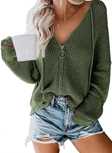 Photo 1 of Asvivid Long Sleeve Open Front Cardigans for Women Lightweight Casual Loose Soft Knit Sweater Cardigan Outwear Coat Large 
