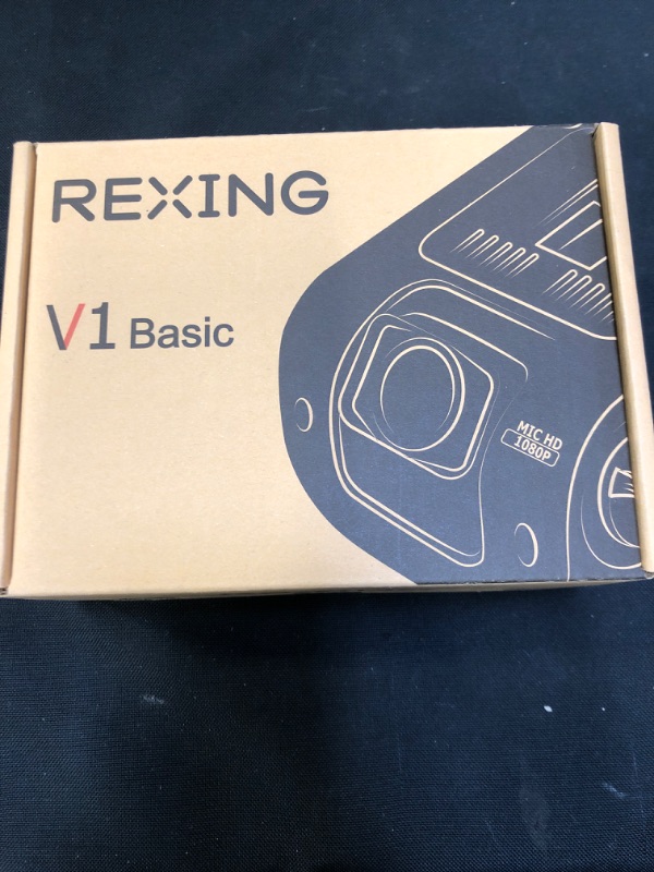 Photo 2 of Rexing V1 Basic Dash Cam 1080P FHD DVR Car Driving Recorder, 2.4" LCD Screen 170°Wide Angle, G-Sensor, WDR, Parking Monitor, Loop Recording