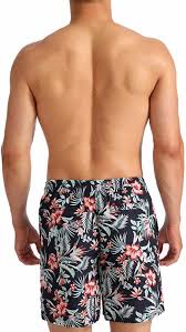 Photo 1 of Biwisy Mens Swim Trunks Quick Dry Beach Shorts Mesh Lining Swimwear Bathing Suits with Pockets Large