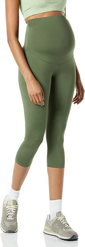 Photo 1 of Amazon Essentials Women's Active Sculpt Crop Maternity Leggings XS
