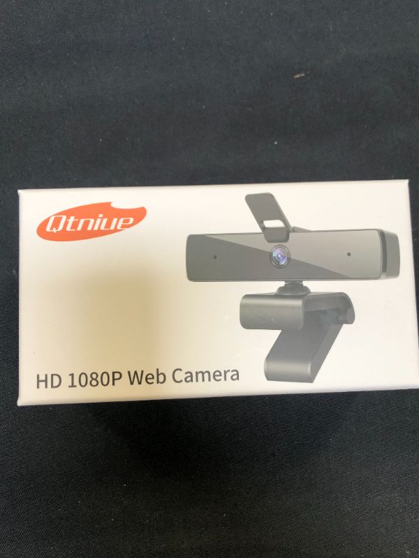 Photo 2 of Qtniue Webcam with Microphone and Privacy Cover, FHD Webcam 1080p, Desktop or Laptop and Smart TV USB Camera for Video Calling, Stereo Streaming and Online Classes
