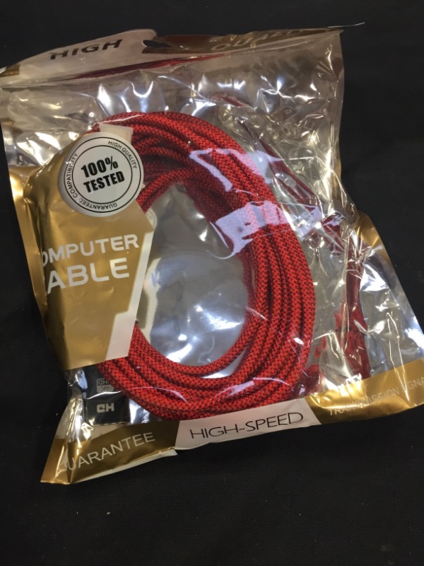 Photo 1 of 4K HDMI Cable,Capshi 15FT HDMI Cord High Speed 18Gbps HDMI to HDMI Cable,4K, 3D, 2160P, 1080P, Ethernet - 28AWG Braided HDMI Cable - Audio Return Compatible UHD TV, Blu-ray, PS4/3, Monitor, PC