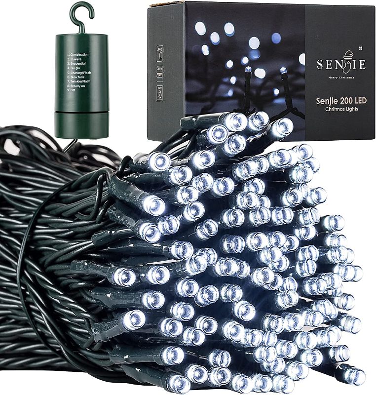 Photo 1 of Christmas Lights for Xmas Trees,67 FT 200 LED Battery Operated String Lights with auto Timer,Waterproof 8 Mode Functions Multicolor Lights