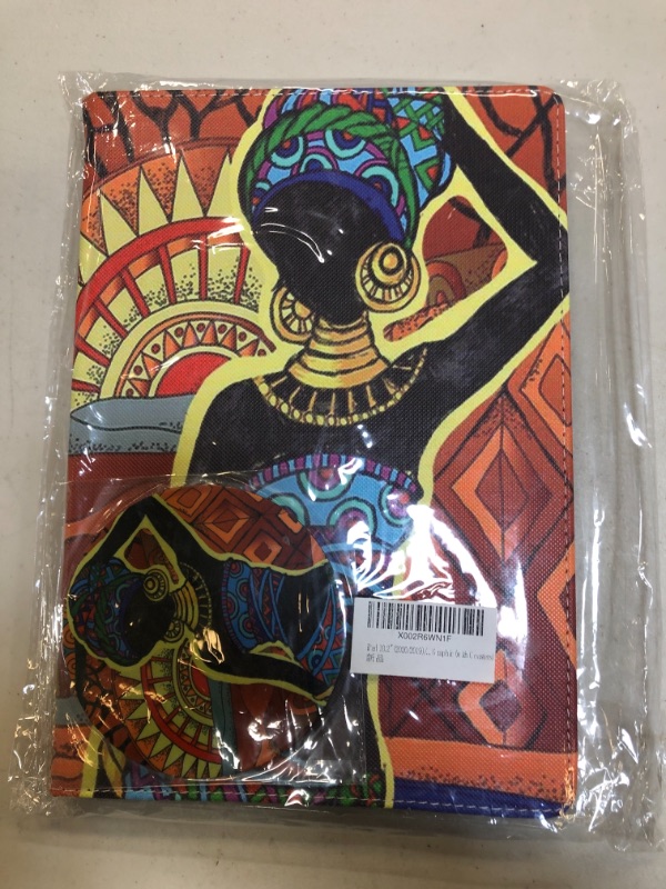 Photo 1 of APPLE IPAD10.2'' CASE 2020 2019 AFRICAN AMERICAN BLACK WOMEN TRIBAL ART GRAPHICS WITH COASTERS