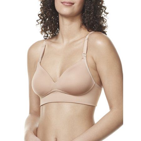 Photo 1 of Blissful Benefits® by Warner S® Women S Convertible Pure Bliss Comfort Wire-Free Longline Bra, SIZE 34D 