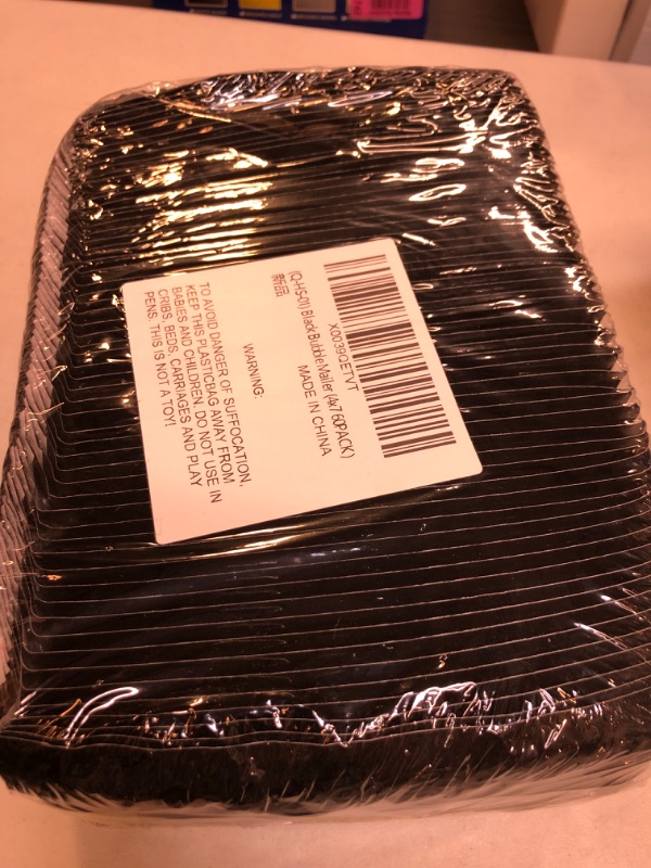 Photo 2 of (Q-HS-01) Black Bubble Mailer (4x7 60PACK)
