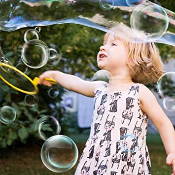 Photo 1 of B bangcool Big Bubble Wands Set: Large Bubble Maker, Giant Bubble Wand Bubbles Maker with Tray Bubble Sticks for Kids