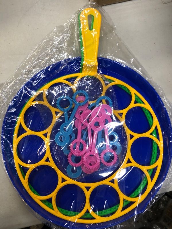 Photo 1 of B bangcool Big Bubble Wands Set: Large Bubble Maker, Giant Bubble Wand Bubbles Maker with Tray Bubble Sticks for Kids