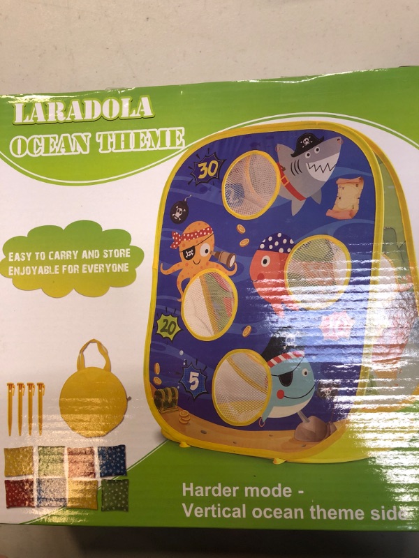 Photo 1 of bean bag toss childrens game ocean themed