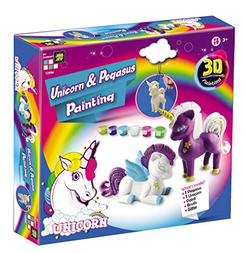 Photo 1 of AMAV Toys Mythical Horses Painting Craft Activity Kit - DIY Make Your Own Winged-Horse Pegasus & Unicorn Paint Using Acrylic Paints