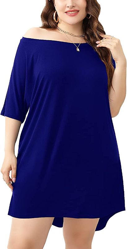 Photo 1 of Haola Women's Plus Size Tunic Loose T Shirts Home Short Shirt Mini Dresses Tops
SIZE 14 PLUS