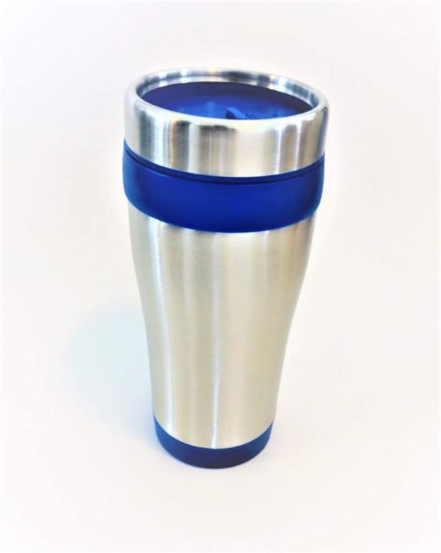 Photo 1 of 16 oz Stainless Steel Insulated Vacuum Insulated Travel Mug (Stainless Steel)
