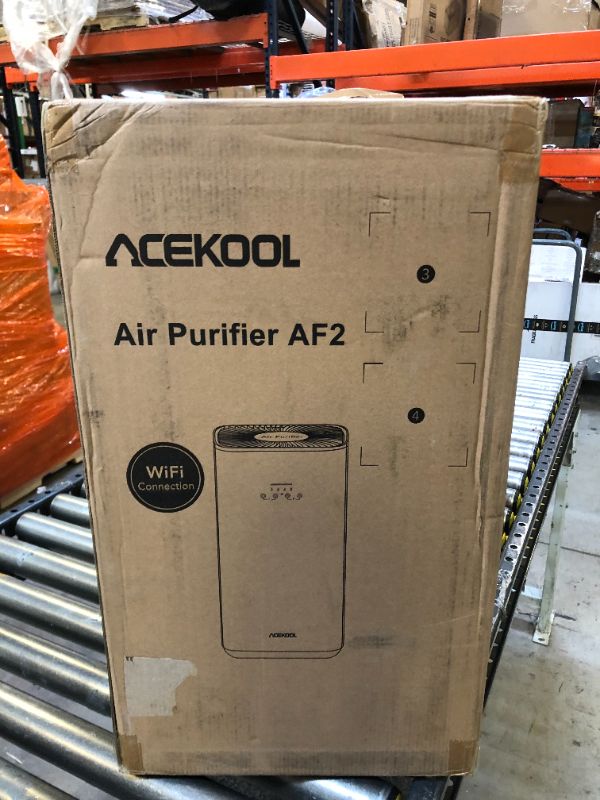 Photo 4 of Acekool Smart WIFI Air Purifier for Home Large Room up to 1615 ft² with H13 HEPA Filter, Smart APP, Air Cleaner with Auto Mode, PM2.5 Indicator, Timer, Child Lock
