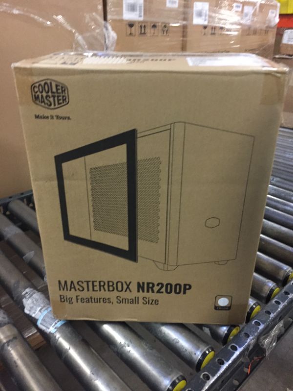 Photo 7 of Cooler Master MasterBox NR200P Mini-ITX Mini-Tower Case (White)