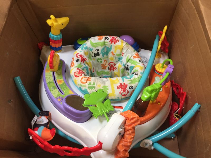 Photo 2 of Fisher-Price Animal Activity Jumperoo *** ITEM HAS STAINS AND MARKS FROM PRIOR USE ***