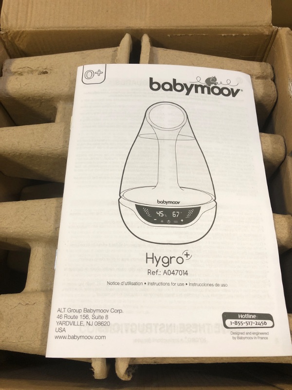 Photo 3 of Hygro Plus Cool Mist Humidifier 3-in-1 Humidity Control, Multicolored Night Light & Essential Oil Diffuser Easy Use and Care (NO Filter Needed)