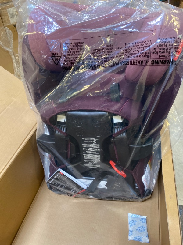 Photo 4 of Diono Monterey XT Latch 2 in 1 High Back Booster Car Seat with Expandable Height & Width, Side Impact Protection, 8 Years 1 Booster, Plum XT Plum